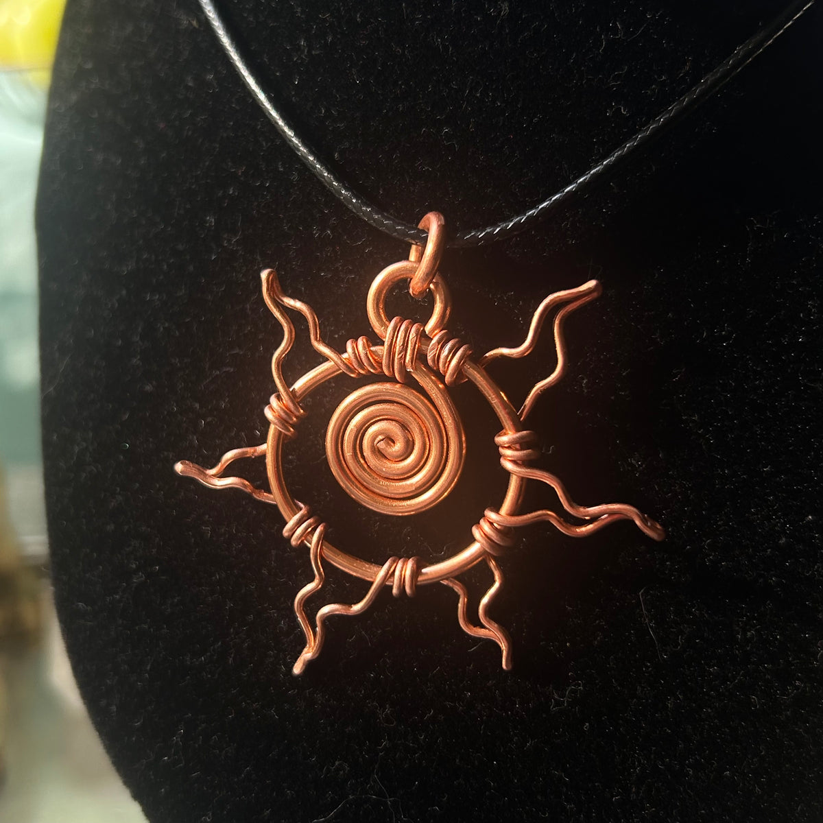 Spiral Sun Pendant