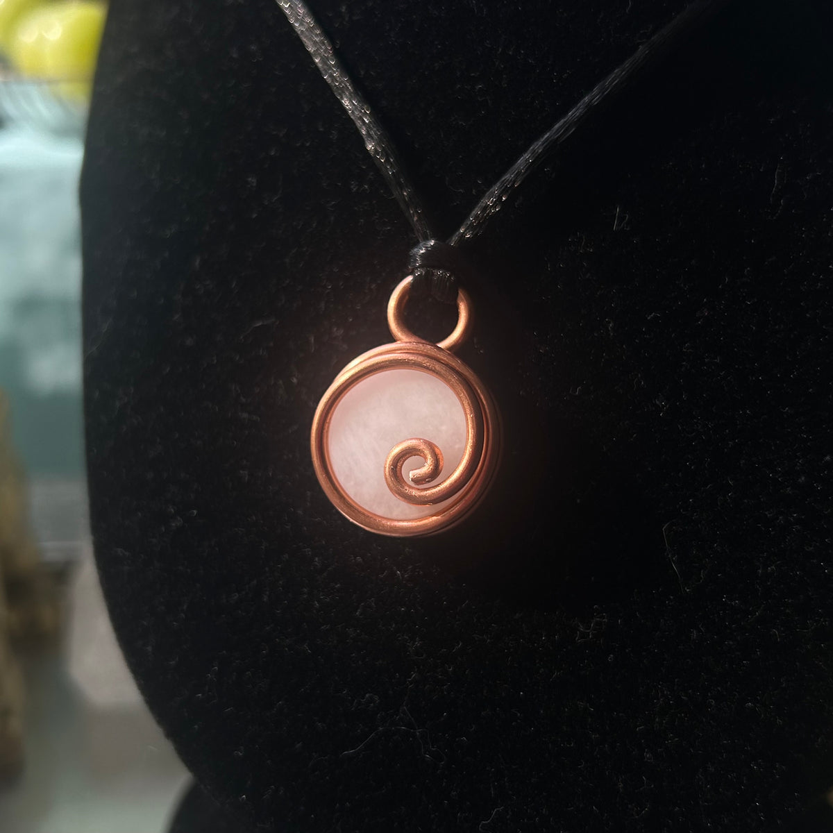 Circle Spiral Pendant
