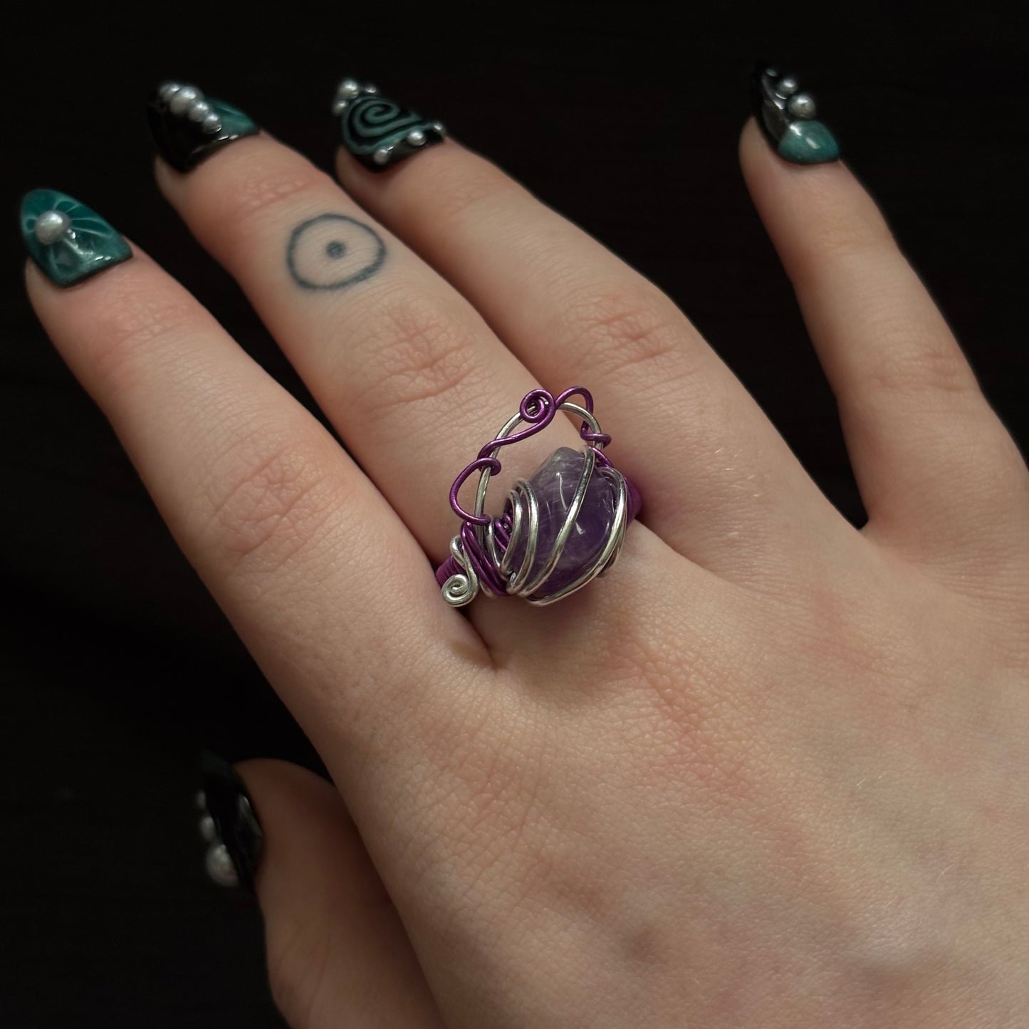 Amethyst Dreams Ring || Size 7 1/2