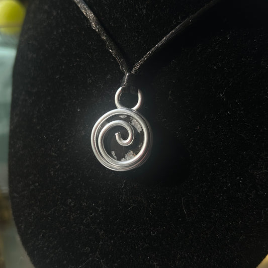 Circle Spiral Pendant