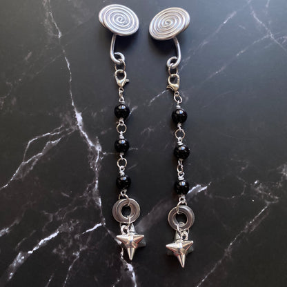 Spike Ball Gauge Earrings