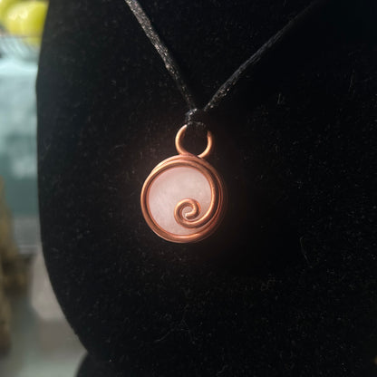 Circle Spiral Pendant