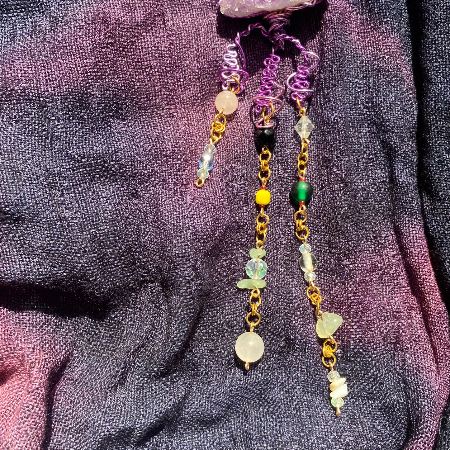 Hanging Amethyst Tree