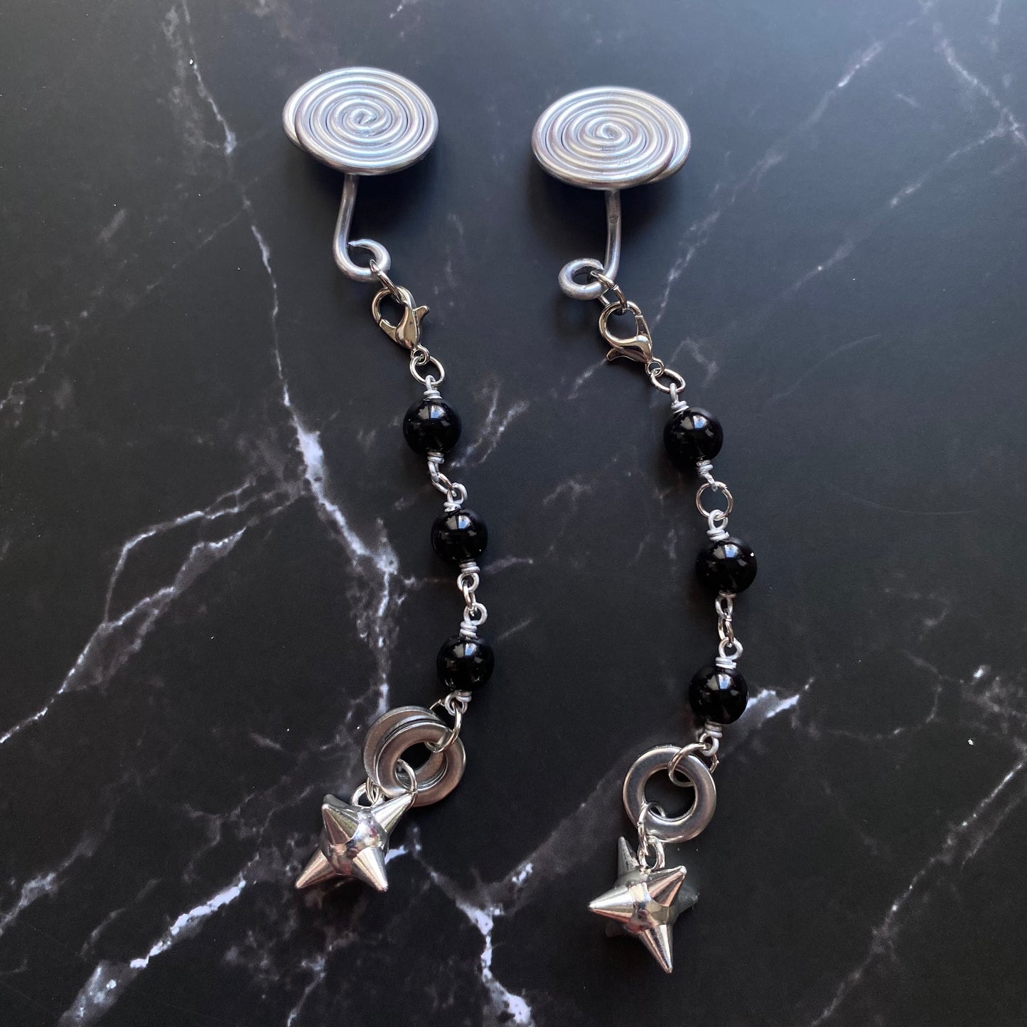 Spike Ball Gauge Earrings