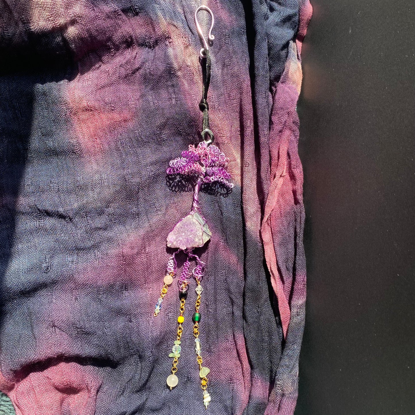 Hanging Amethyst Tree