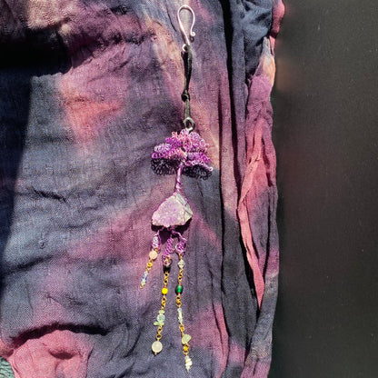 Hanging Amethyst Tree