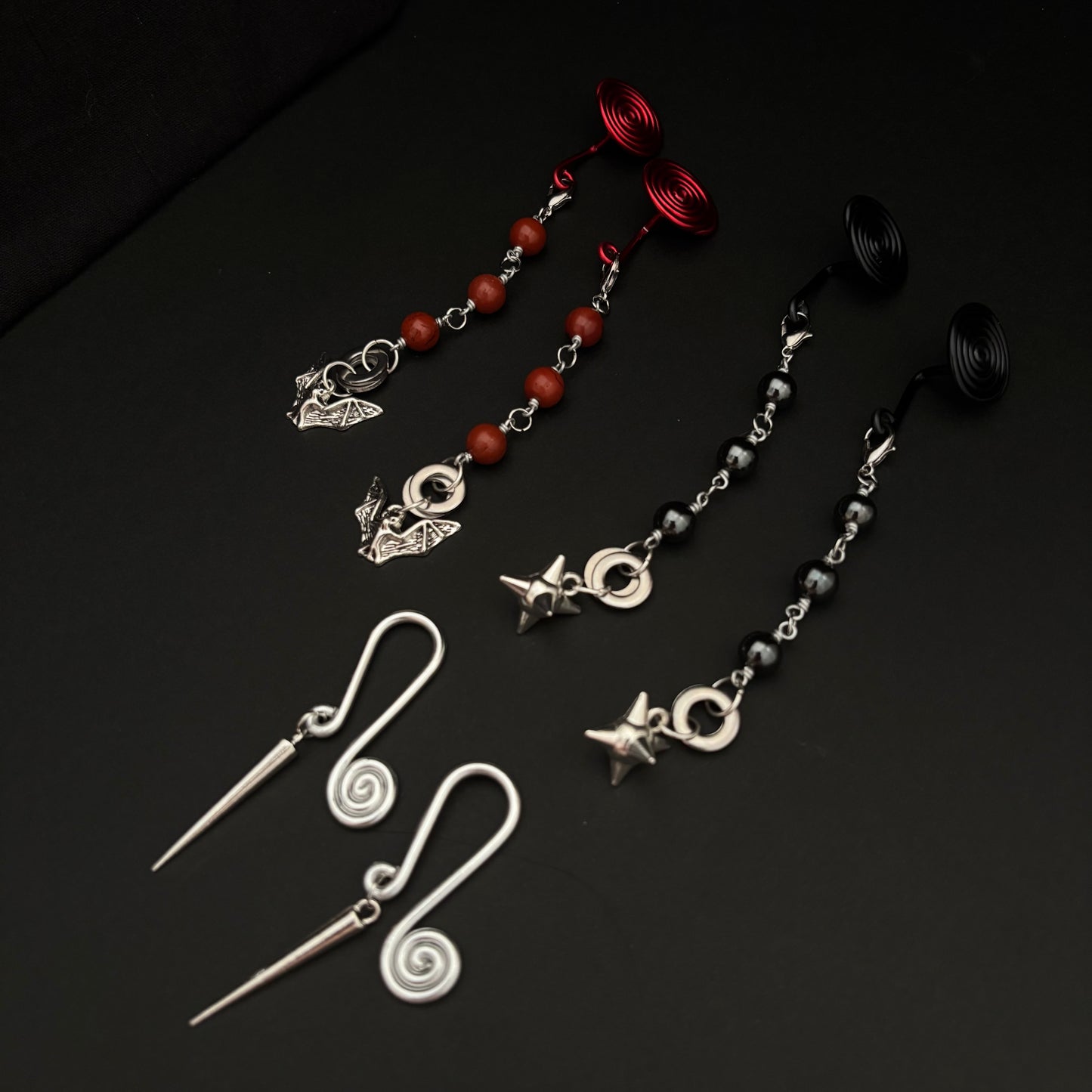 Vampire Pack - Spiral Gauge Earrings Bundle