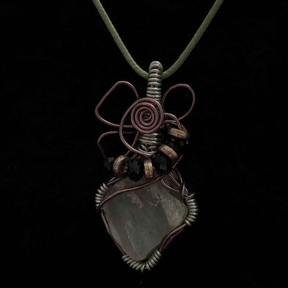 Fluorite Faerie || Wire Wrapped Necklace
