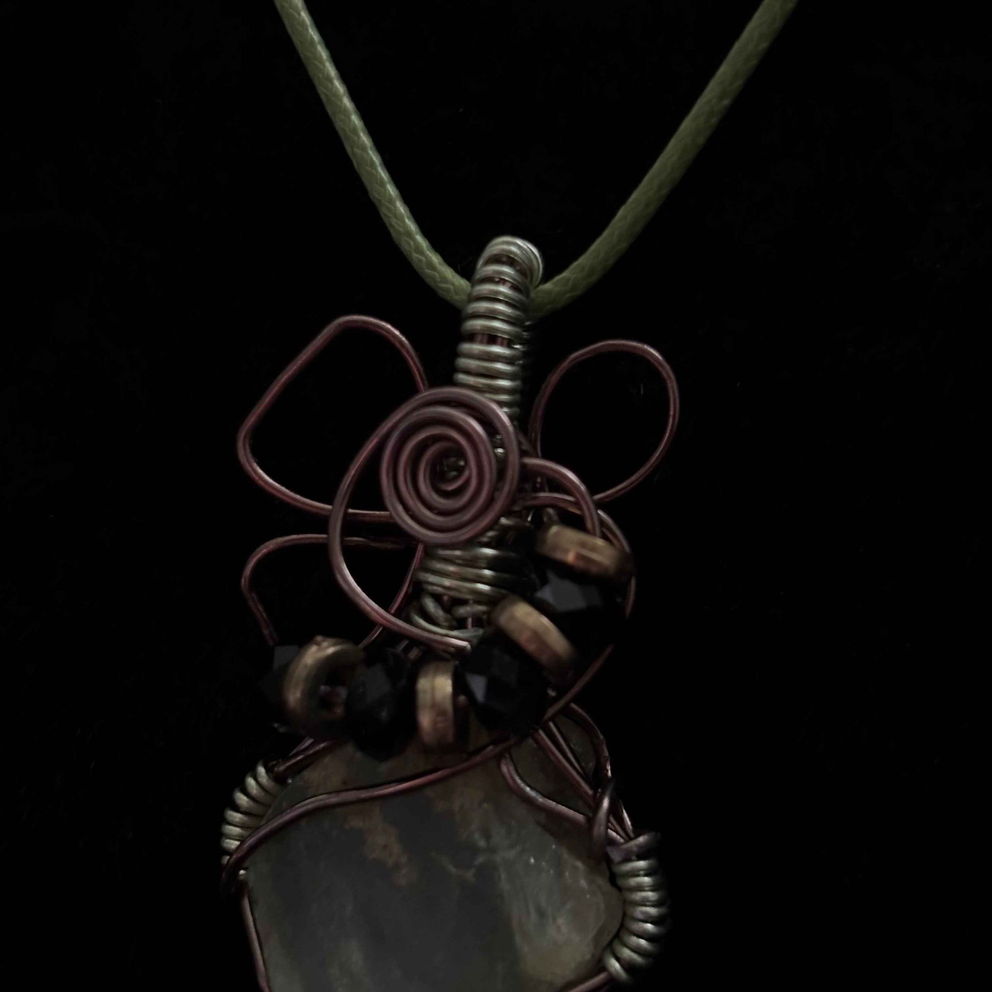 Fluorite Faerie || Wire Wrapped Necklace