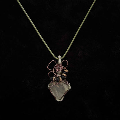 Fluorite Faerie || Wire Wrapped Necklace