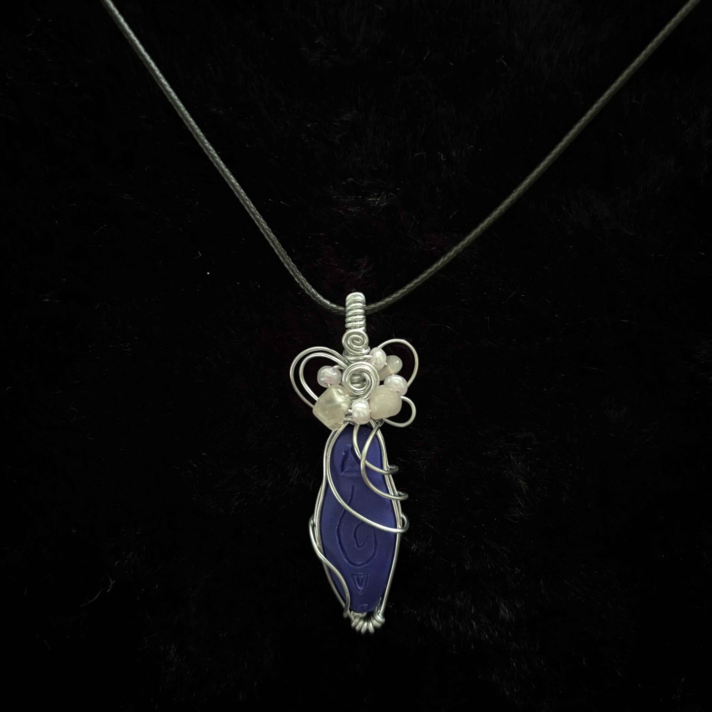 Goddess Pendant || Rose Quartz Charm