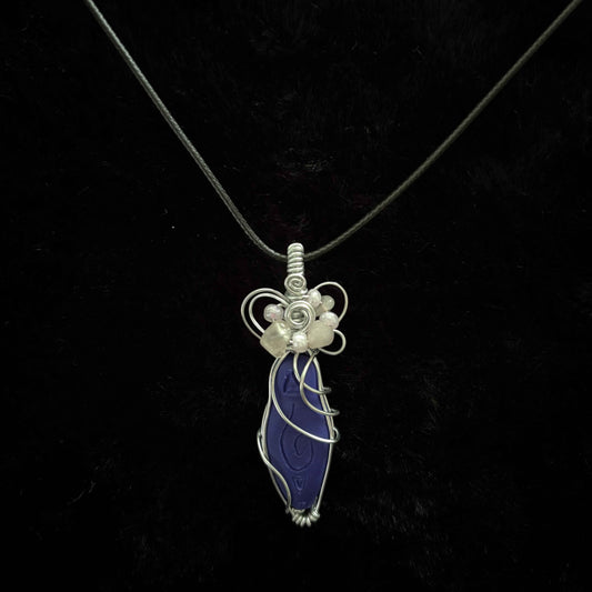 Goddess Pendant || Rose Quartz Charm