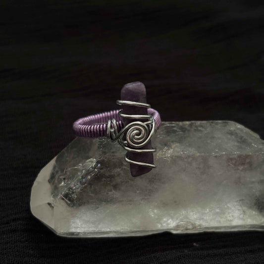 Lepidolite Swirl || Size 8 1/2