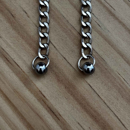 Silver Spiral Gauge Earrings