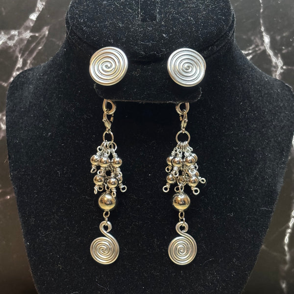 Cluster Ball Gauge Earrings